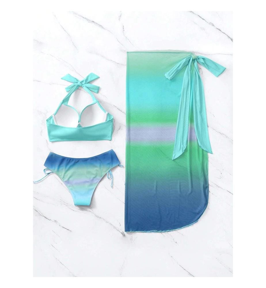 Ensemble de plage glamour - Bleu ciel