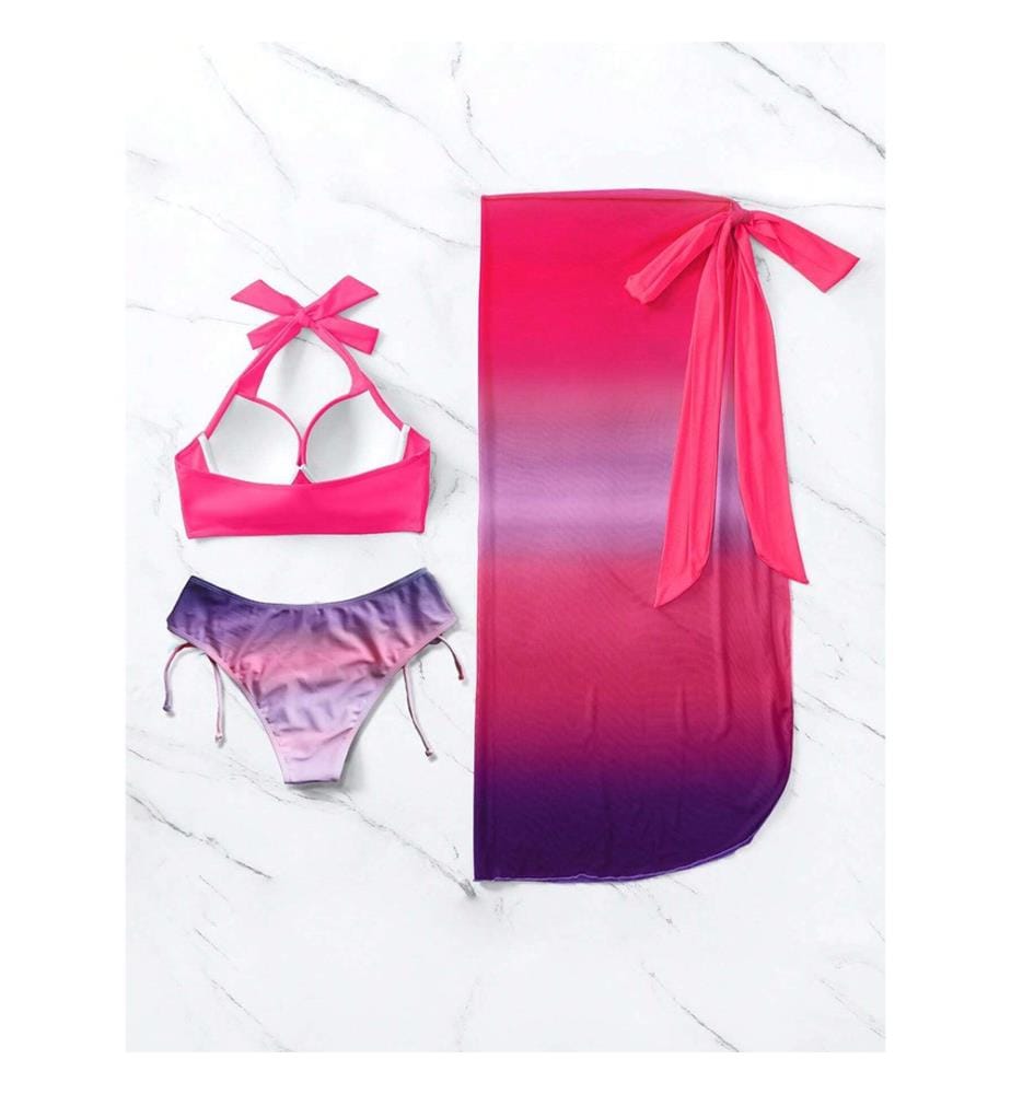 Ensemble de plage glamour - Fuchsia