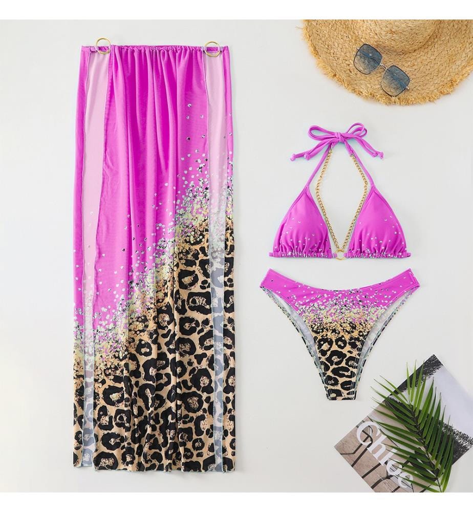Ensemble de plage - Fuchsia