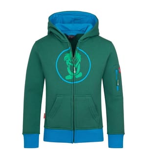 Veste Sortland - vert jungle et bleu dynamique