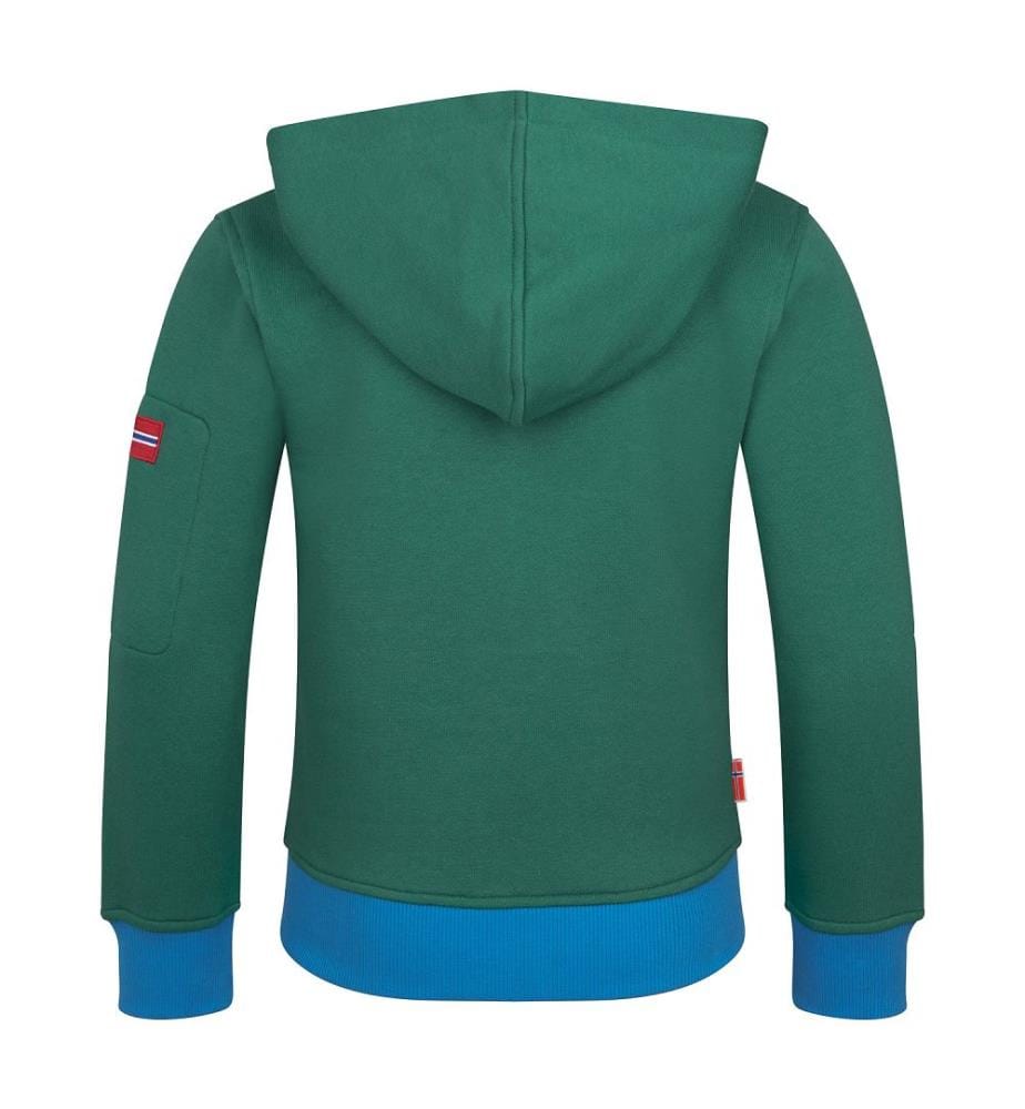 Veste Sortland - vert jungle et bleu dynamique