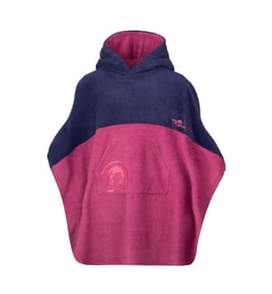 Poncho de surf Kvalvika - Mallow Pink & Violet Blue
