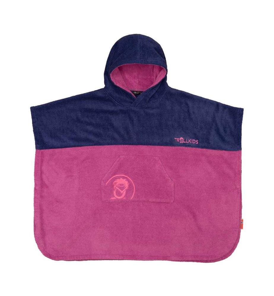 Poncho de surf Kvalvika - Mallow Pink & Violet Blue