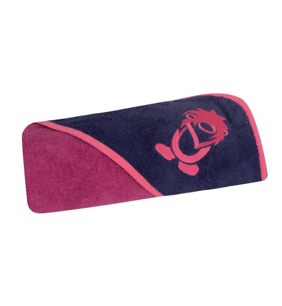 Serviette de plage Sandefjord - Mallow Pink & Violet Blue