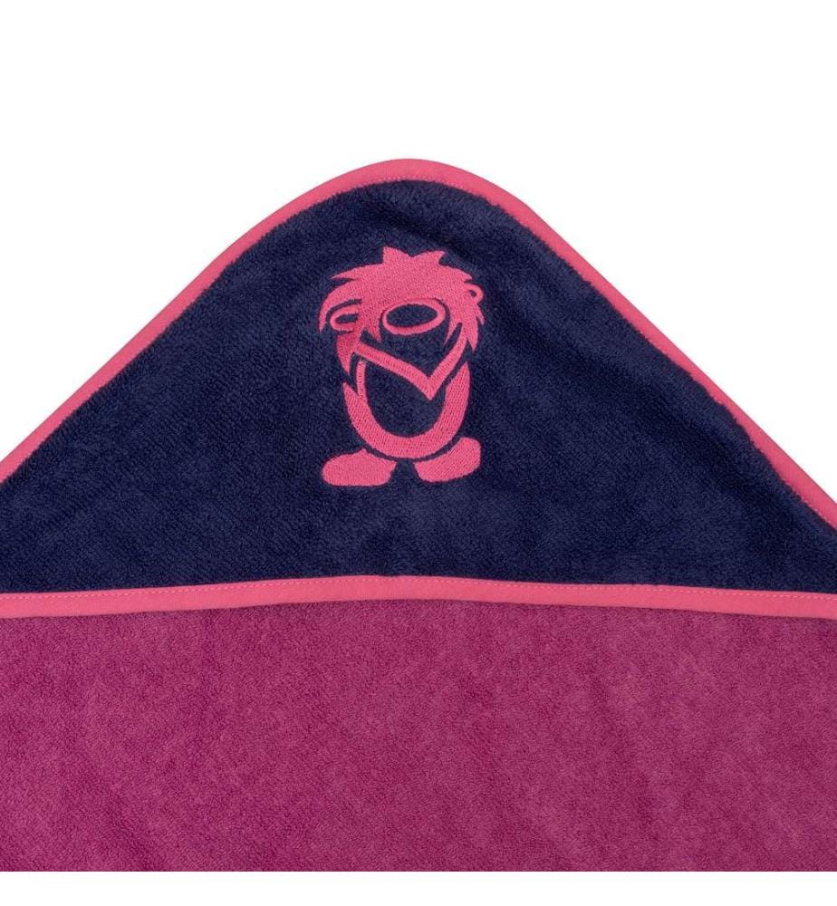 Serviette de plage Sandefjord - Mallow Pink & Violet Blue