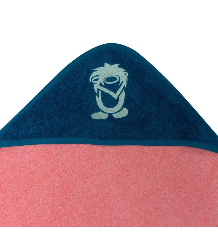 Serviette de plage Sandefjord - Peony Rose & Harbor Blue