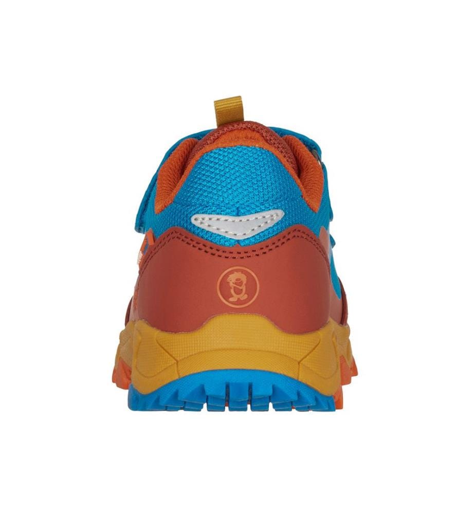 Chaussures de randonnée Preikestolen - argile rouge et bleu dynamique et moutarde