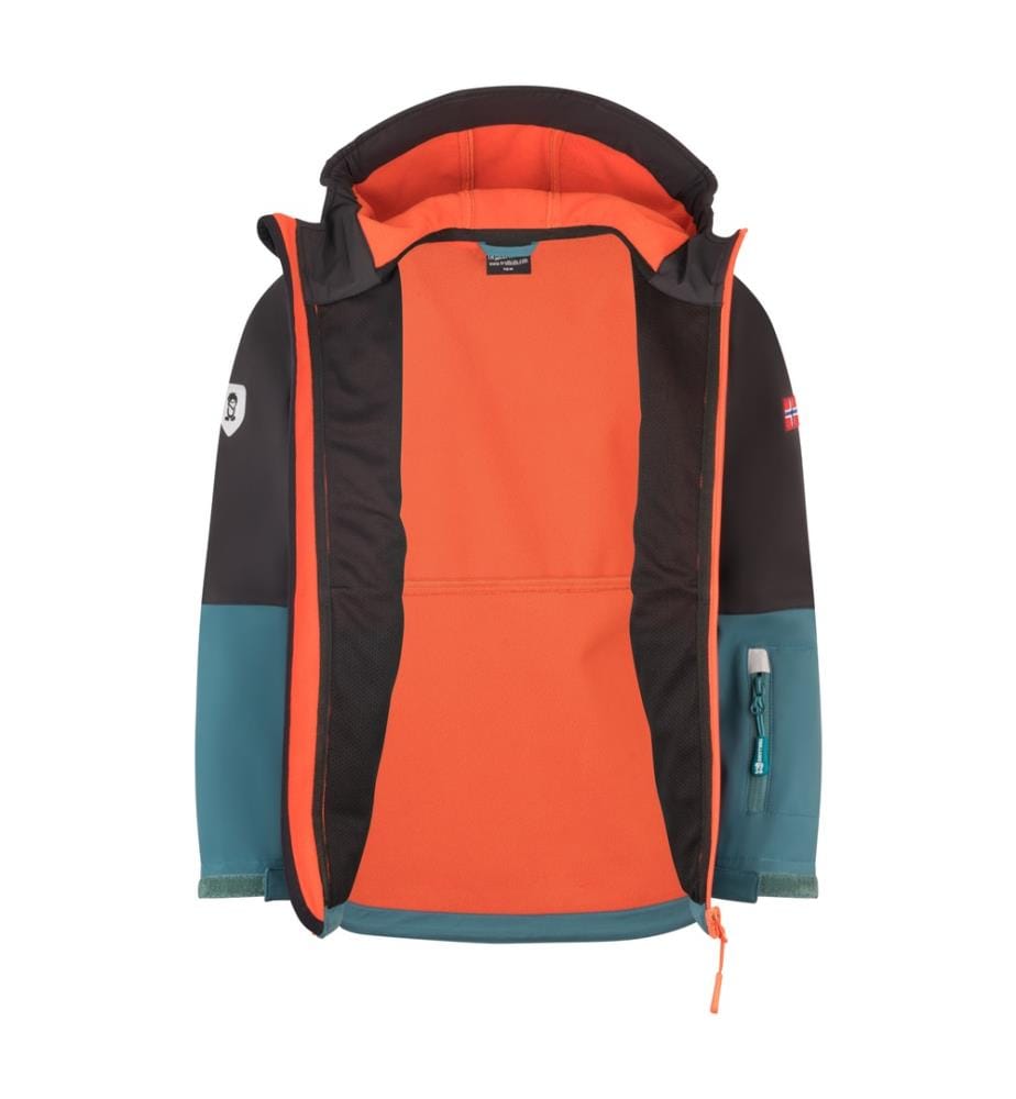 Veste Skjorta - bleu orageux, bleu mystique et vert lumineux