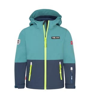 Veste Skjorta - bleu orageux, bleu mystique et vert lumineux