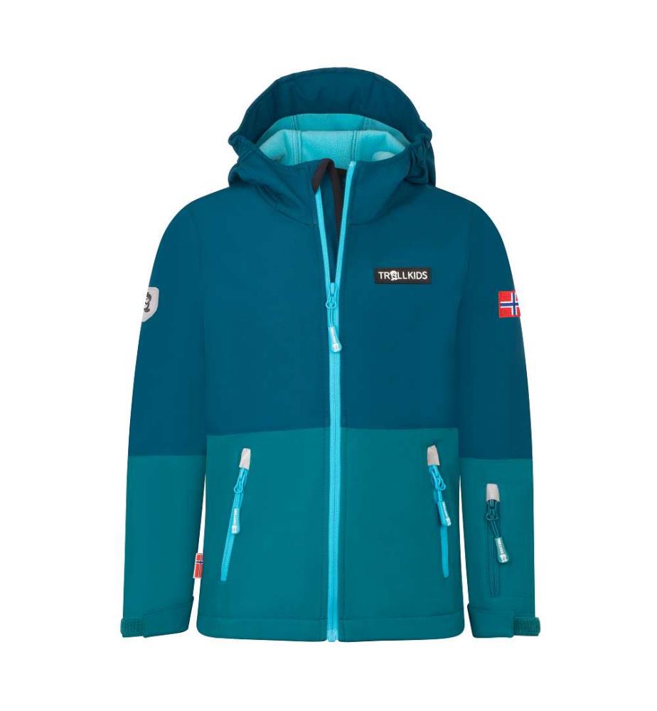 Veste Softshell Skjorta - Lagoon Green & Madeira Blue & Pool Blue