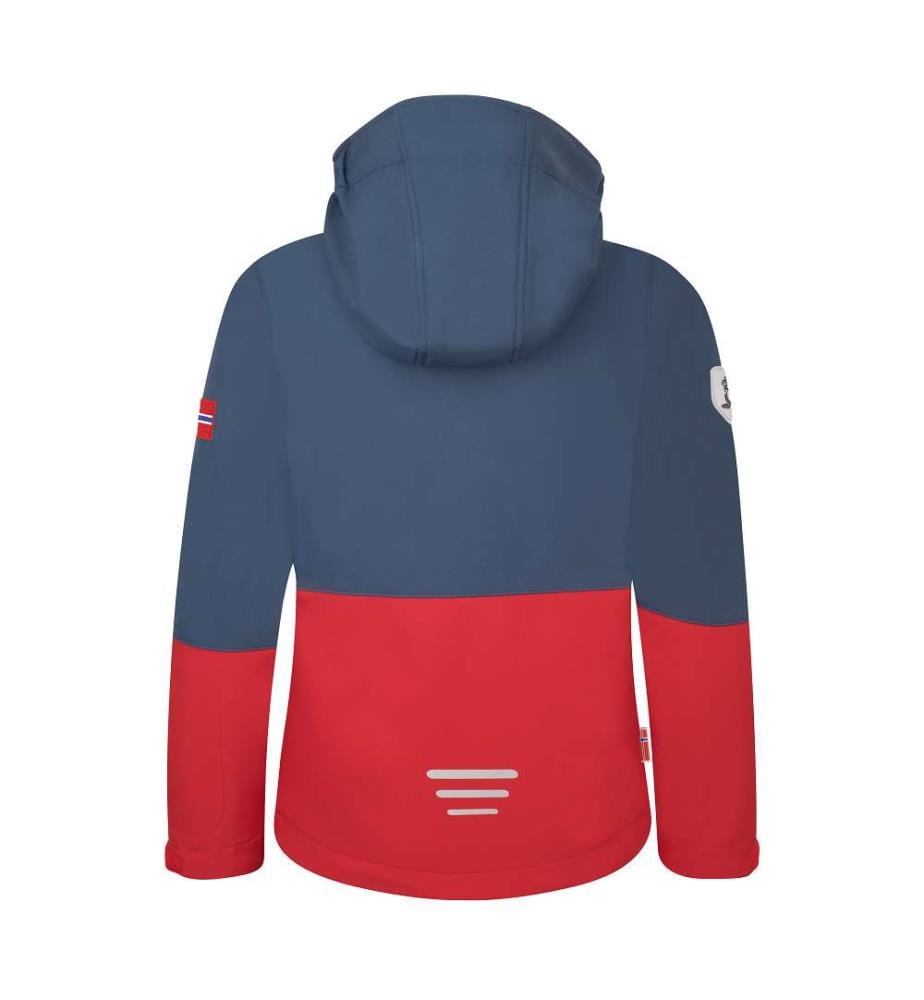 Veste Softshell Skjorta - Bright Red & Mystic Blue & Alpine Blue