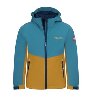 Veste Kristiansand - bleu orageux et moutarde