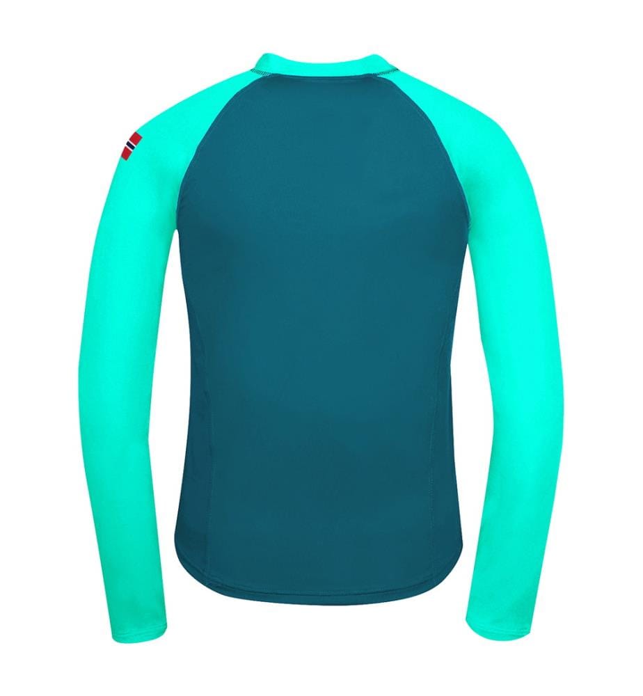Chemise Kvalvika pour Enfants - menthe foncée-pétrole