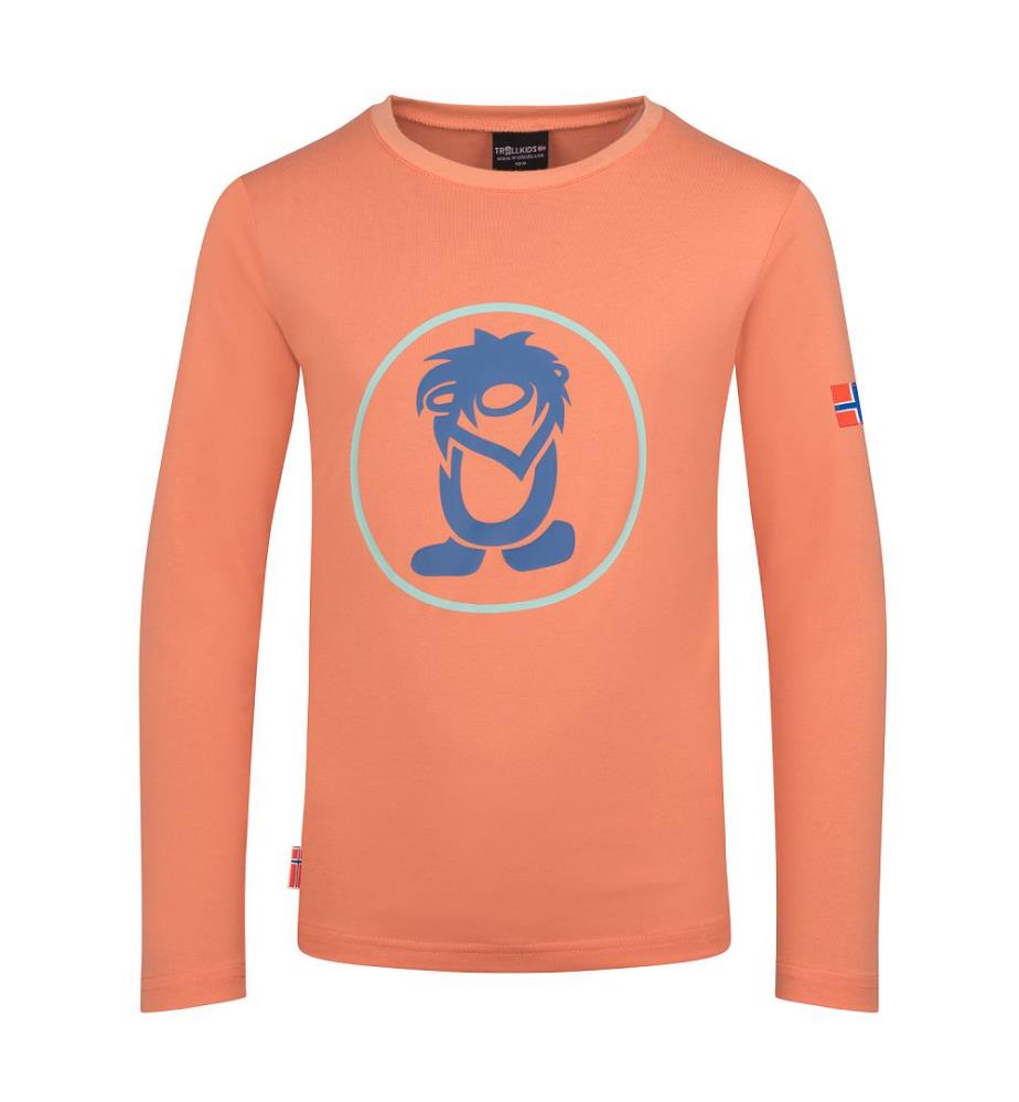 Troll Longsleeve - coral haze e fiordaliso