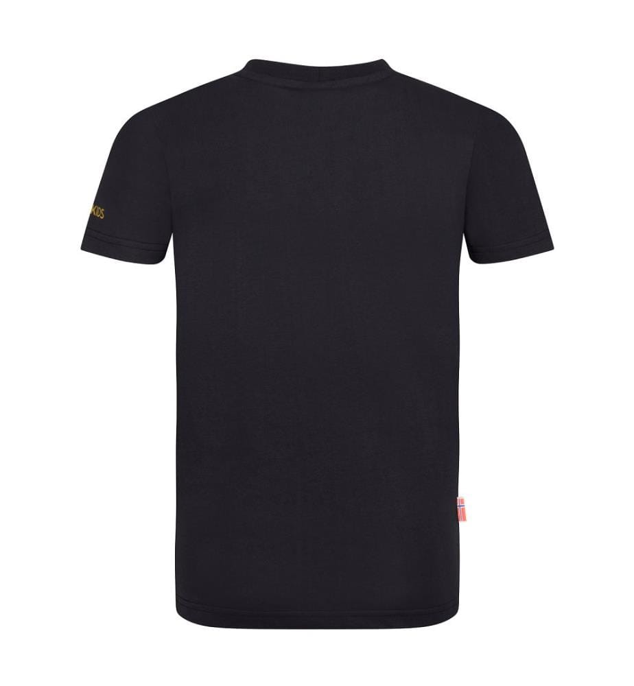 T-Shirt Kroksand - noir et moutarde