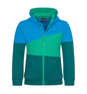 Pull Alesund - vert jungle et bleu dynamique