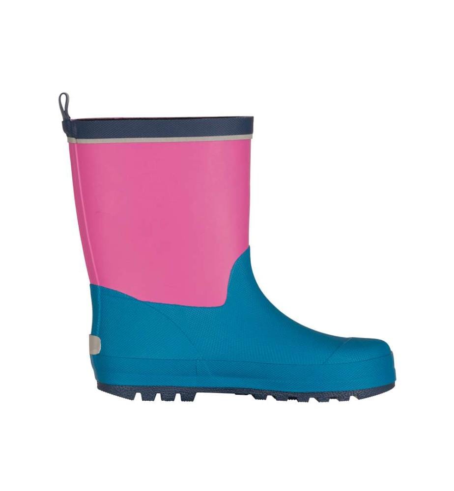 Bottes en caoutchouc - magenta clair/turquoise foncé/bleu madère