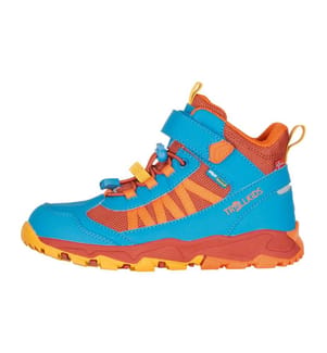 Tronfjell Hiker Shoes Mid - argile rouge et bleu dynamique et moutarde