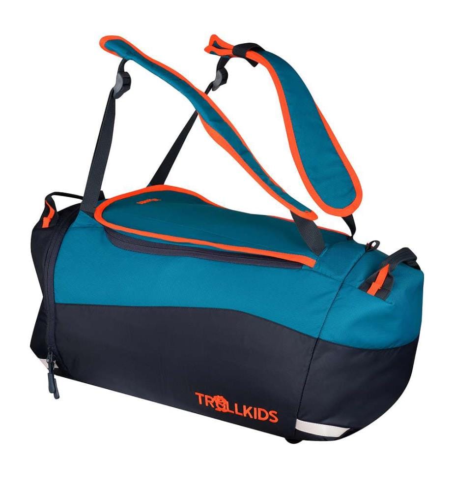 Duffle Bag - Atlantic Blue & Dark Navy & Glow Orange
