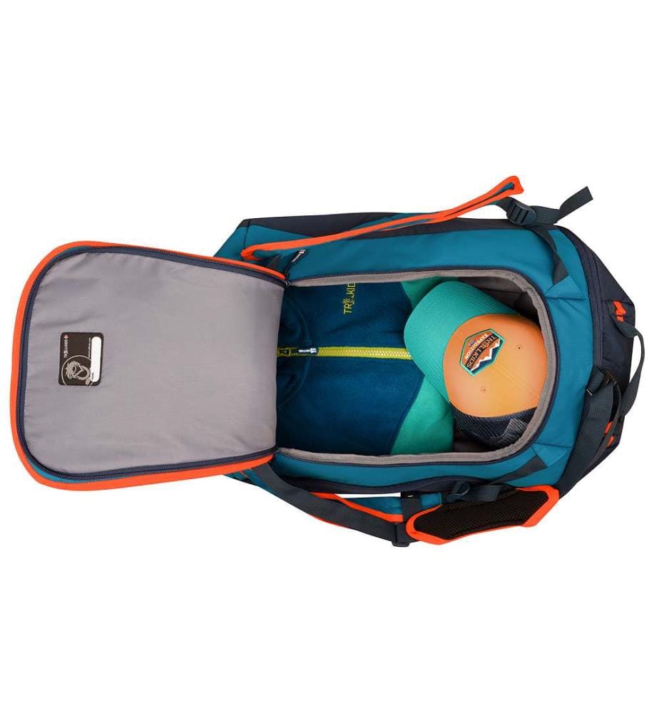Duffle Bag - Atlantic Blue & Dark Navy & Glow Orange