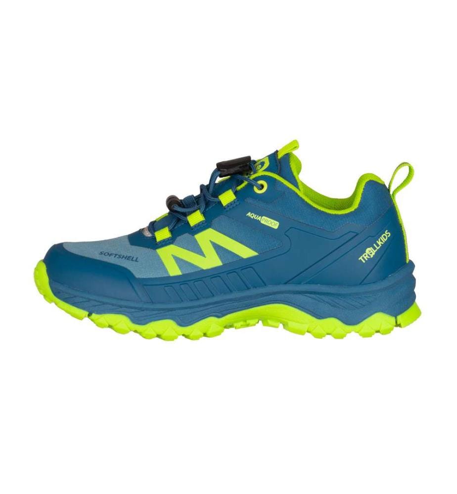 Sirdal Hiker Low Chaussures de randonnée imperméables - Petrol & Dolphin Blue & Lime