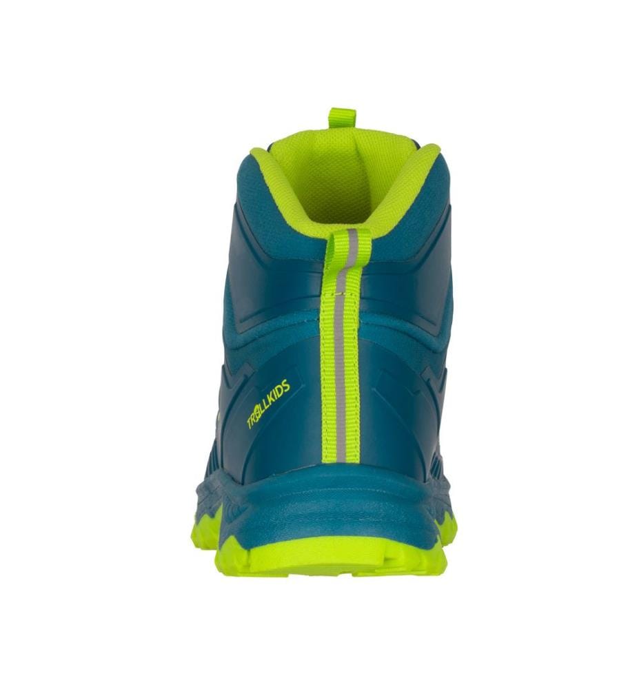 Sirdal Hiker Shoes Mid - essence et bleu dauphin et citron vert