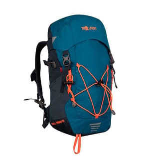 Sac à dos Fjell Trekker 15 - Atlantic Blue & Dark Navy & Glow Orange