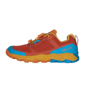 Sandefjord Hiker Shoes XT - argile rouge et bleu dynamique et moutarde