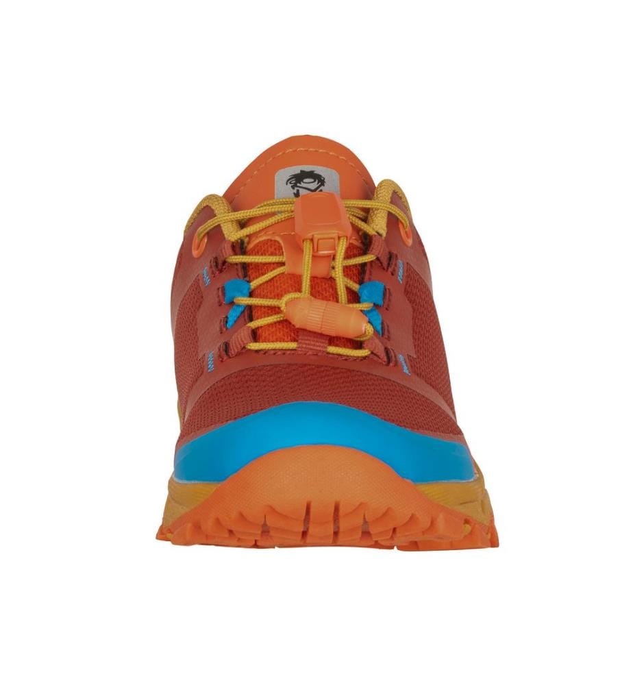 Sandefjord Hiker Shoes XT - argile rouge et bleu dynamique et moutarde