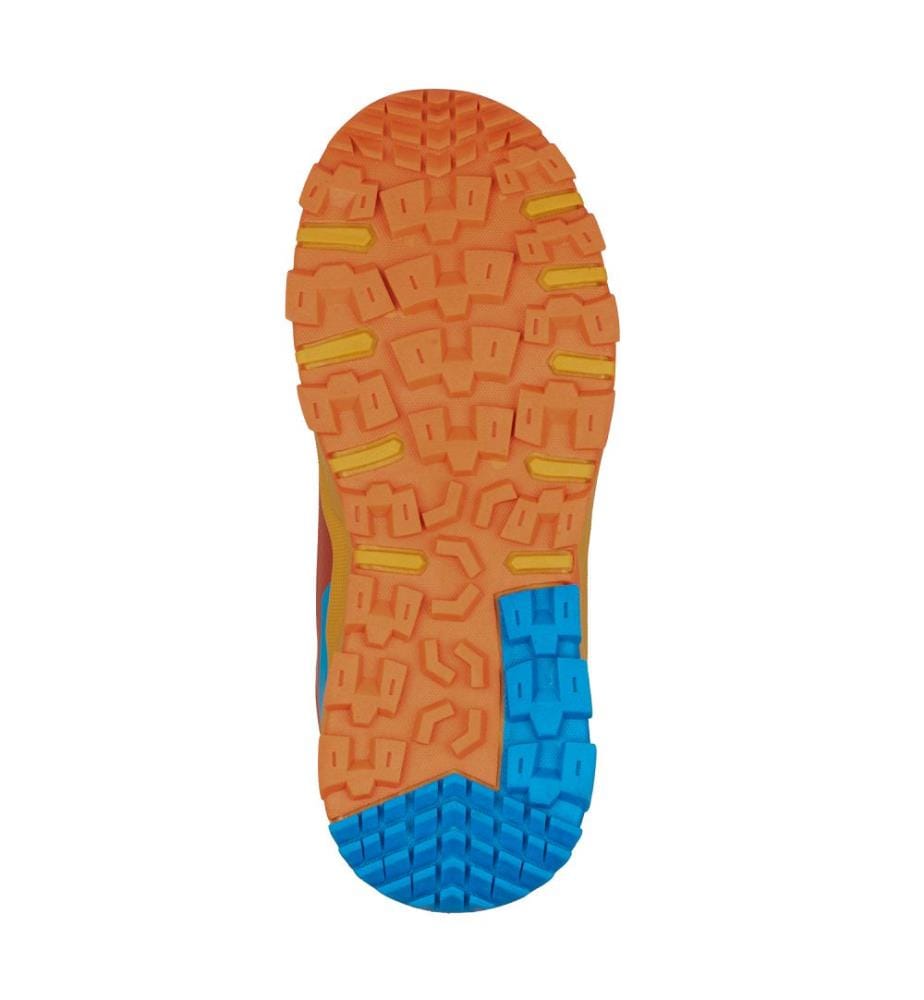 Sandefjord Hiker Shoes XT - argile rouge et bleu dynamique et moutarde