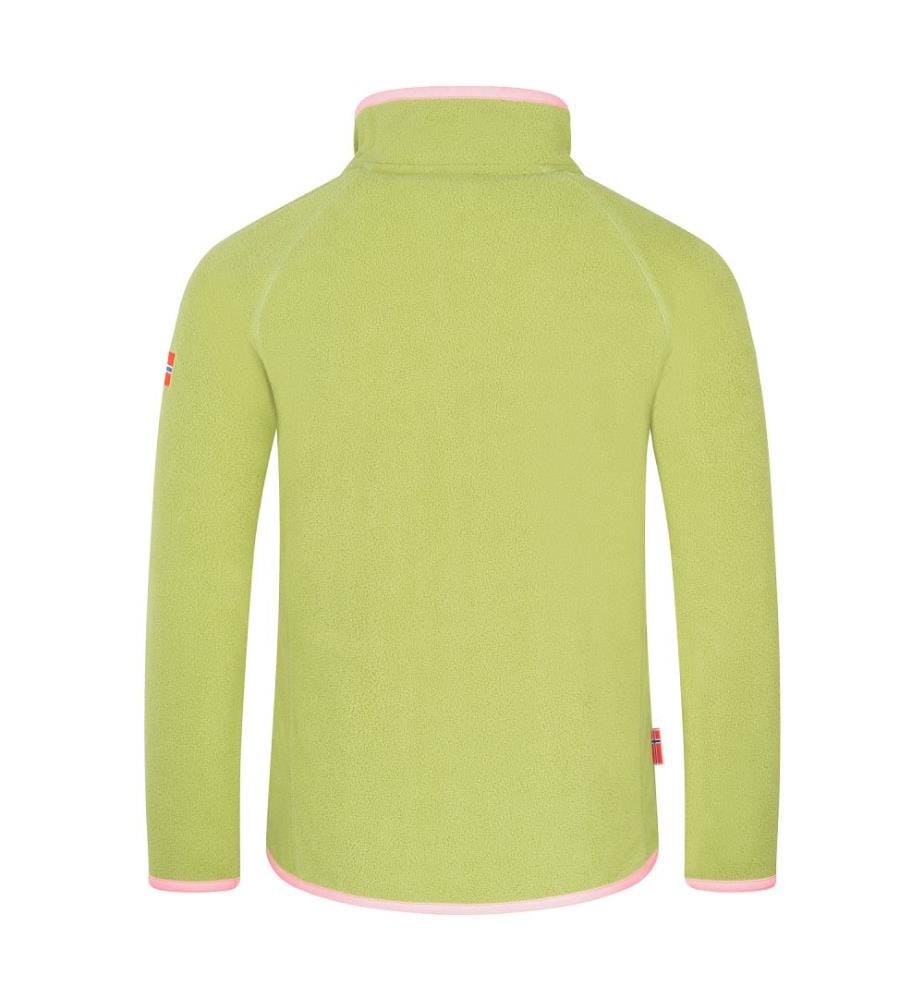 Nordland Half Zip - vert haie et rose bonbon