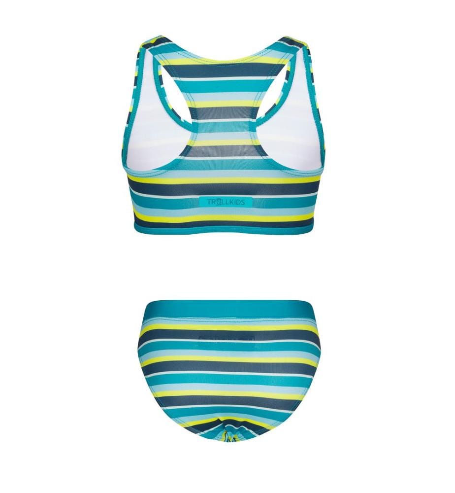 Bikini Kvalvika - bleu lagon et turquoise foncé