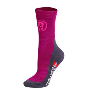 Pack de 2 Paires de Chaussettes Trekking Mid Cut - Rose Foncé