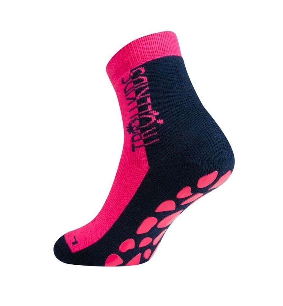 Chaussettes Antidérapantes - Marine et Magenta