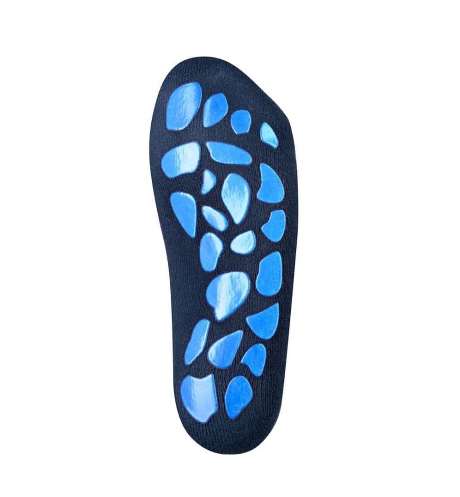 Chaussettes Antidérapantes - Bleu Marine et Bleu Moyen
