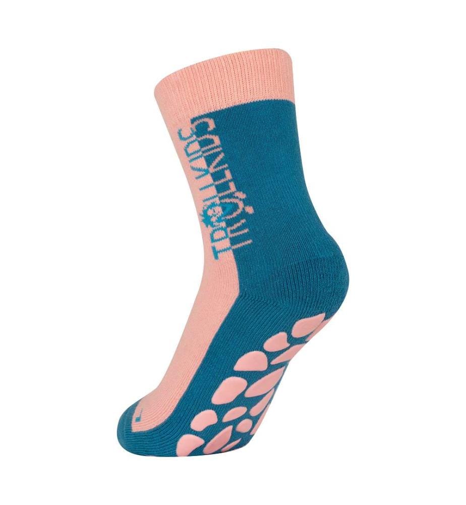 Chaussettes antidérapantes - Peony Rose & Harbor Blue