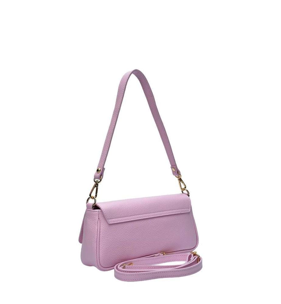 Leder-Umhängetasche – Rosa