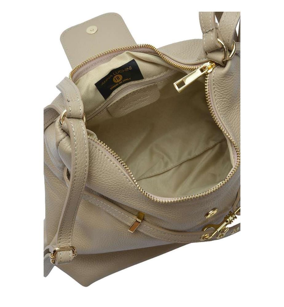 Wandelbarer Rucksack aus Leder – Fango