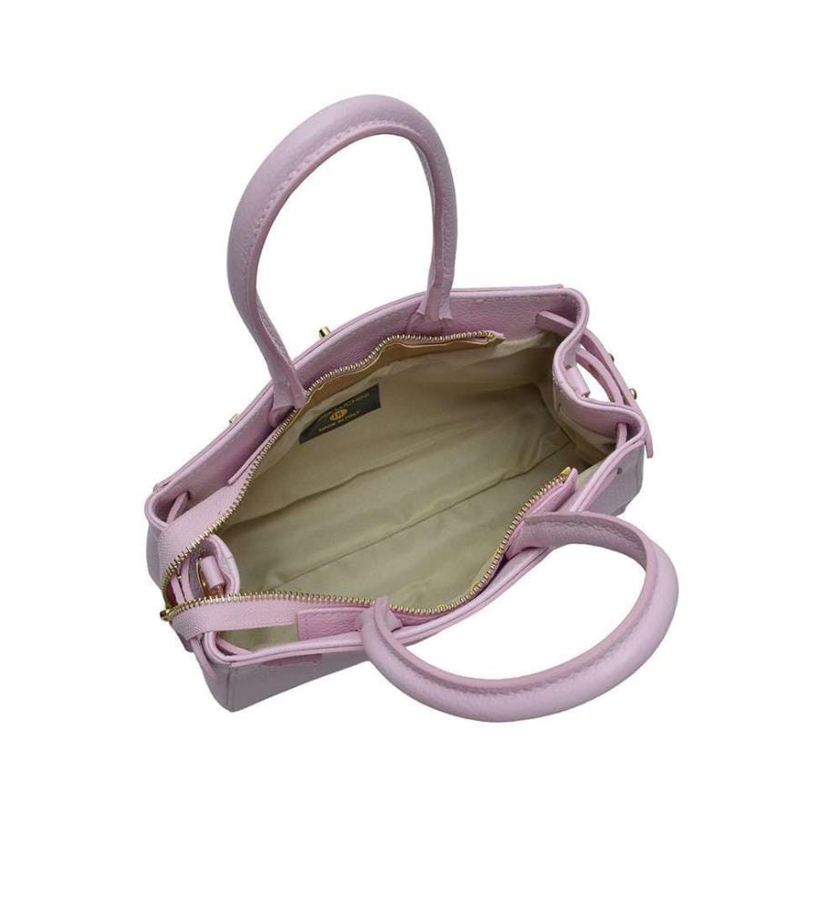 Kleine Ledertasche – Rosa