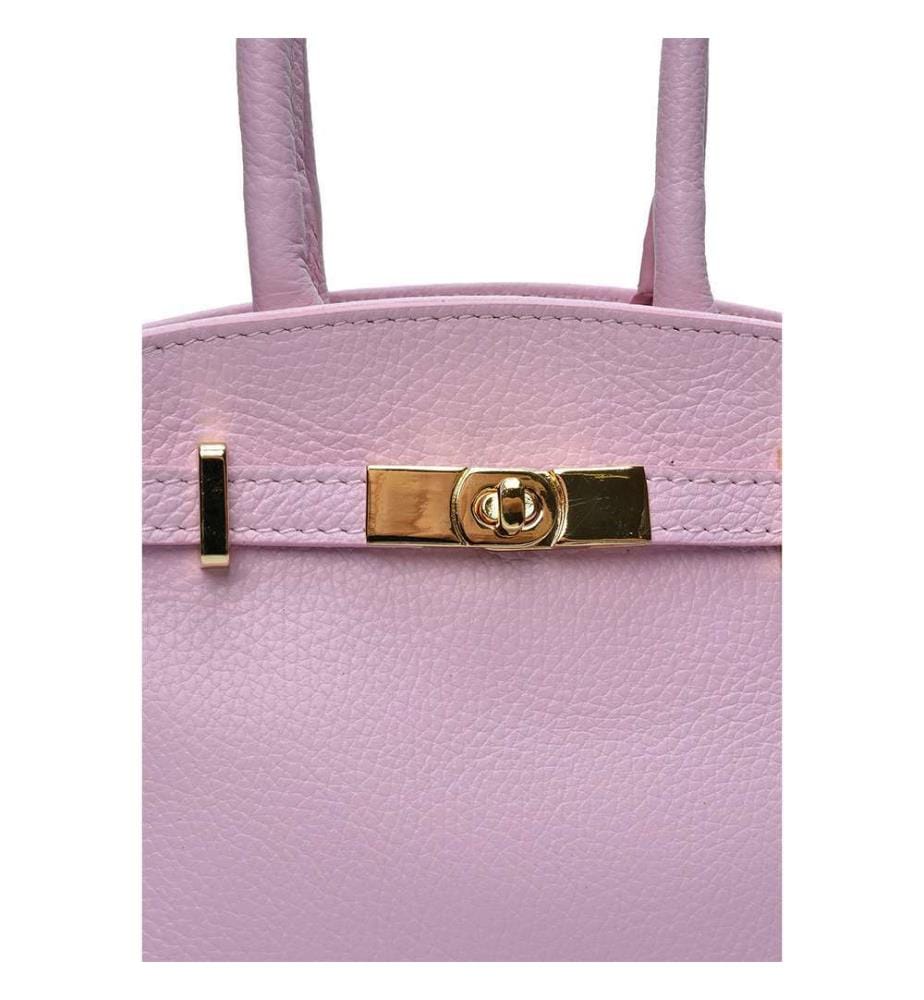 Kleine Ledertasche – Rosa