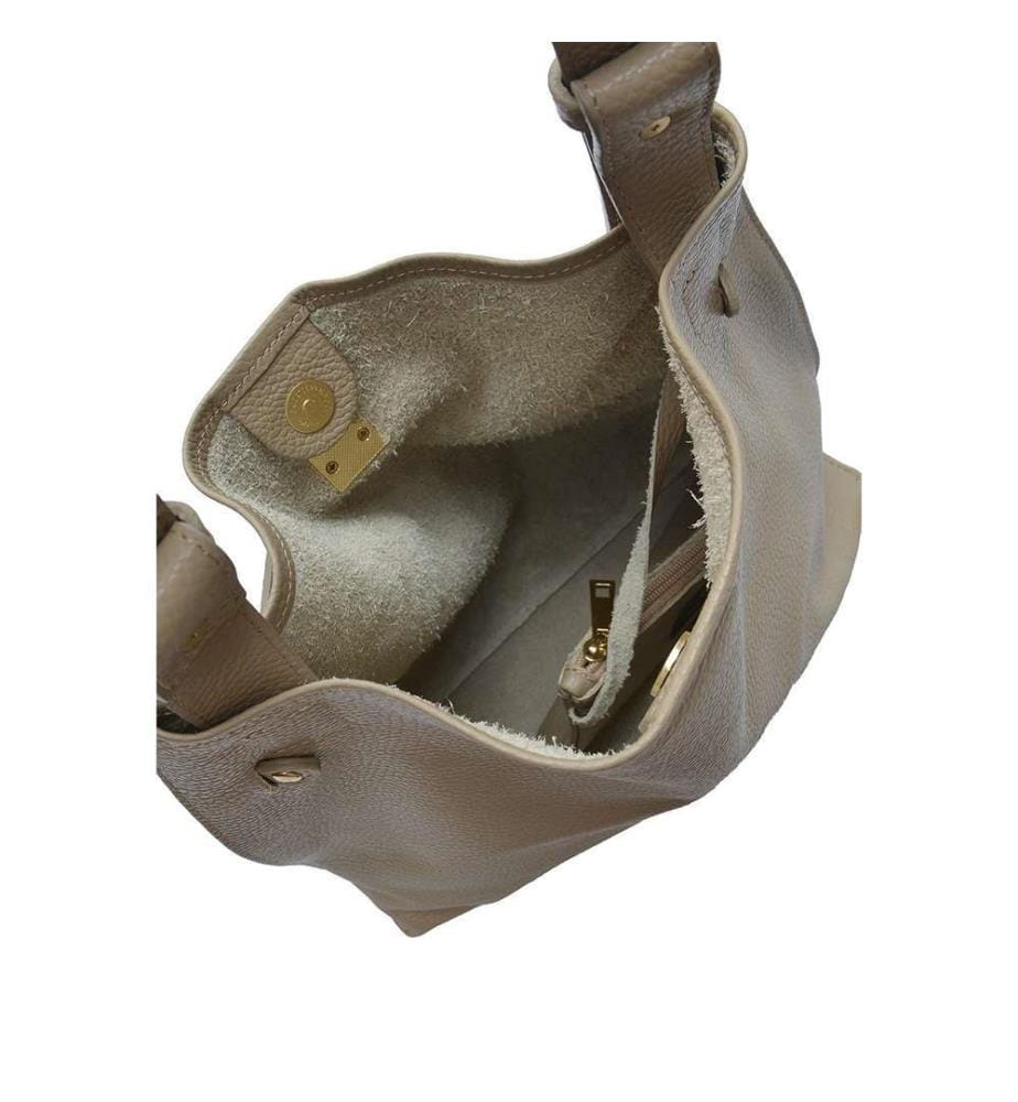 Hobo-Tasche aus Leder – Fango