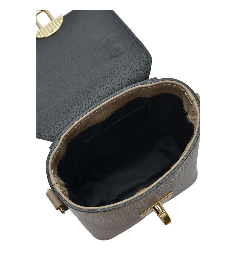 Kleine Beuteltasche aus Leder – Fango