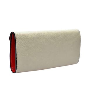 Lederbrieftasche – Beige