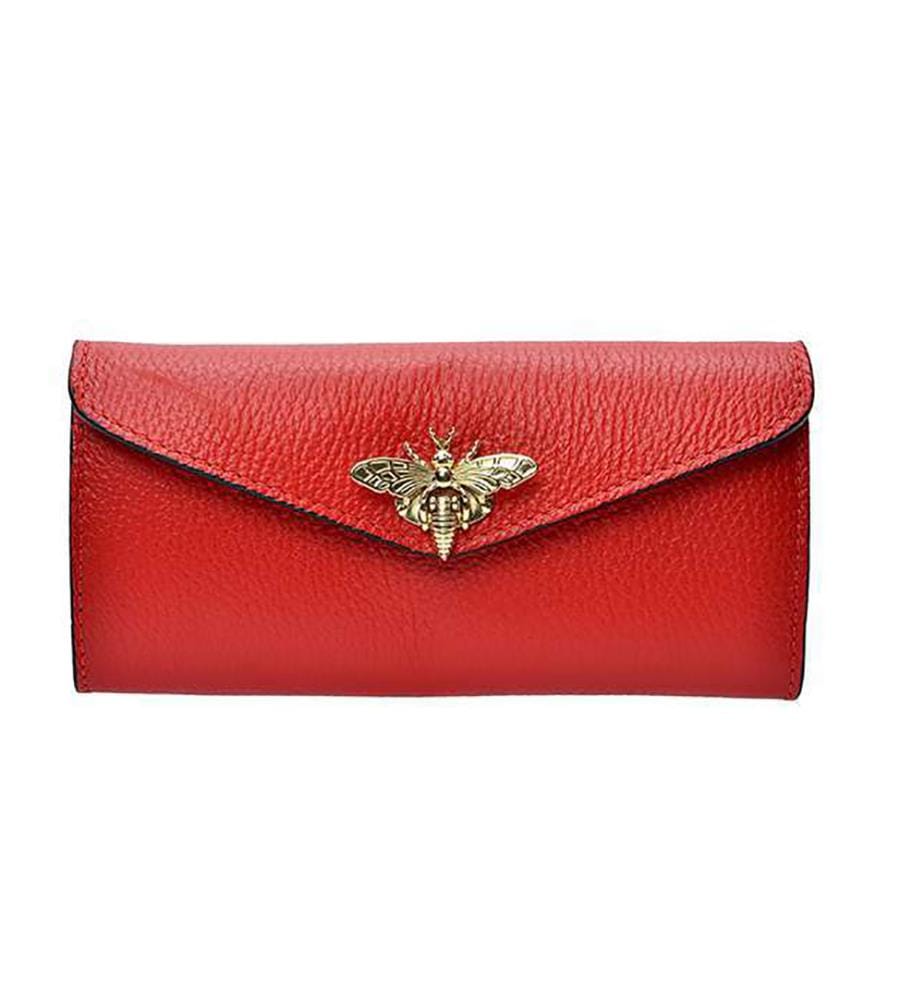 Lederbrieftasche – Rot
