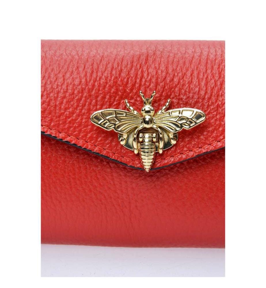 Lederbrieftasche – Rot
