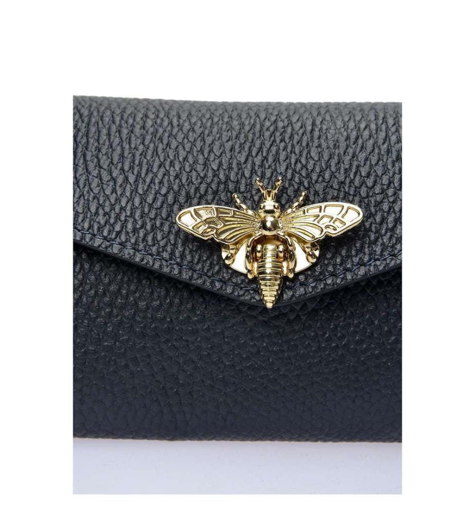 Lederbrieftasche – Dunkelblau
