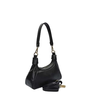 Lederhandtasche – Schwarz