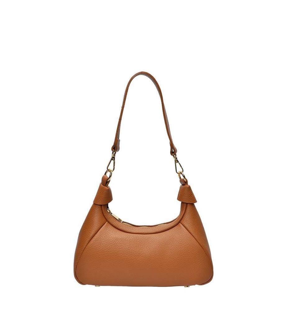 Lederhandtasche – Cognac