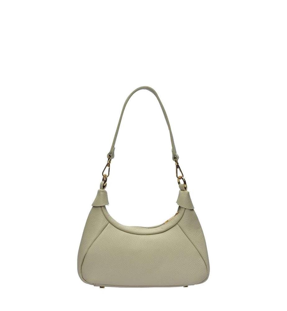 Lederhandtasche – Beige