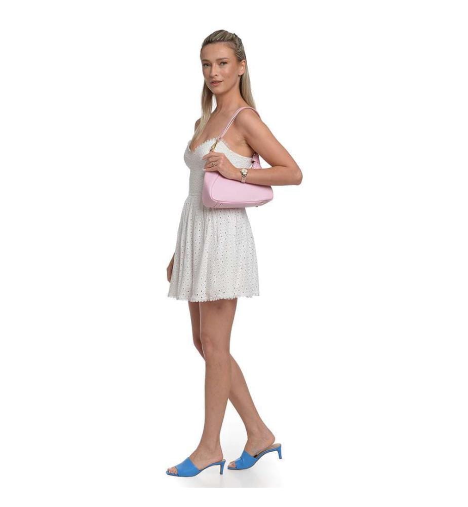 Lederhandtasche – Rosa